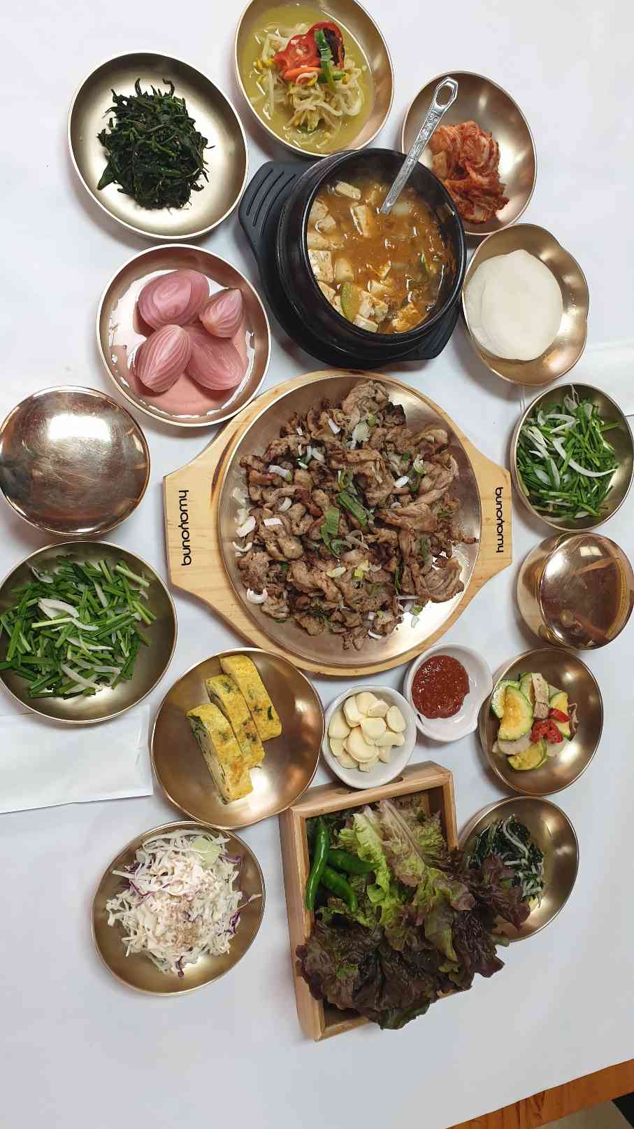 목화한정식 내부