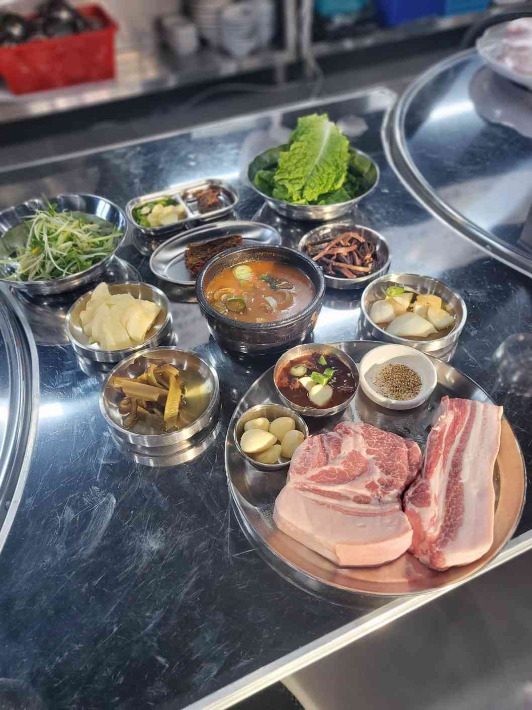 코리아참숯불정육식당 대표 메뉴