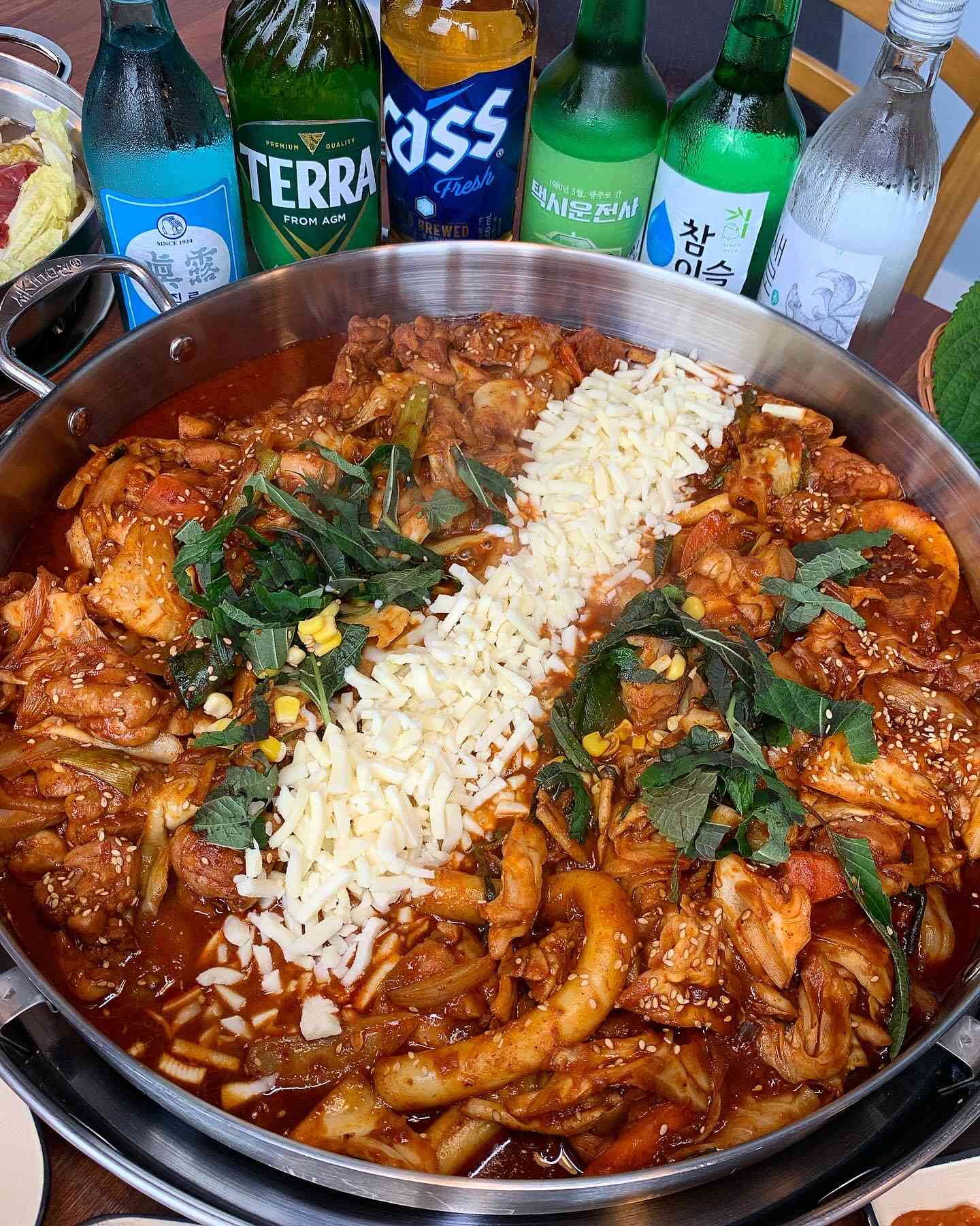 백년닭갈비 대표 메뉴