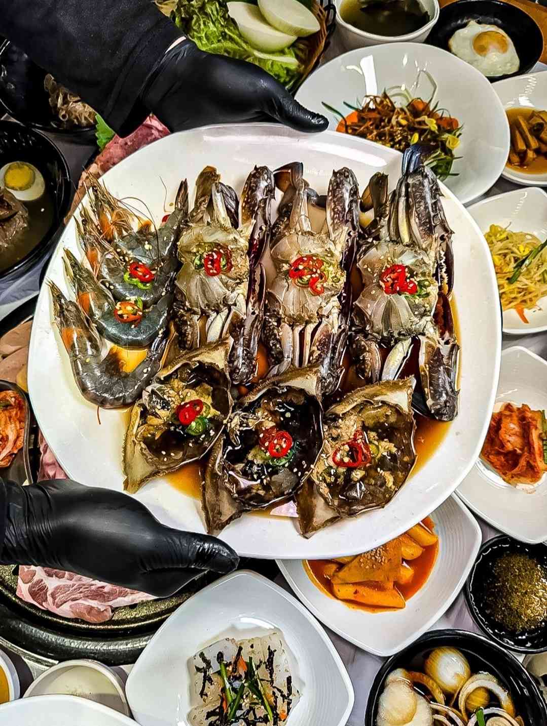이동고고갈비 연평도대장게장 대표 메뉴