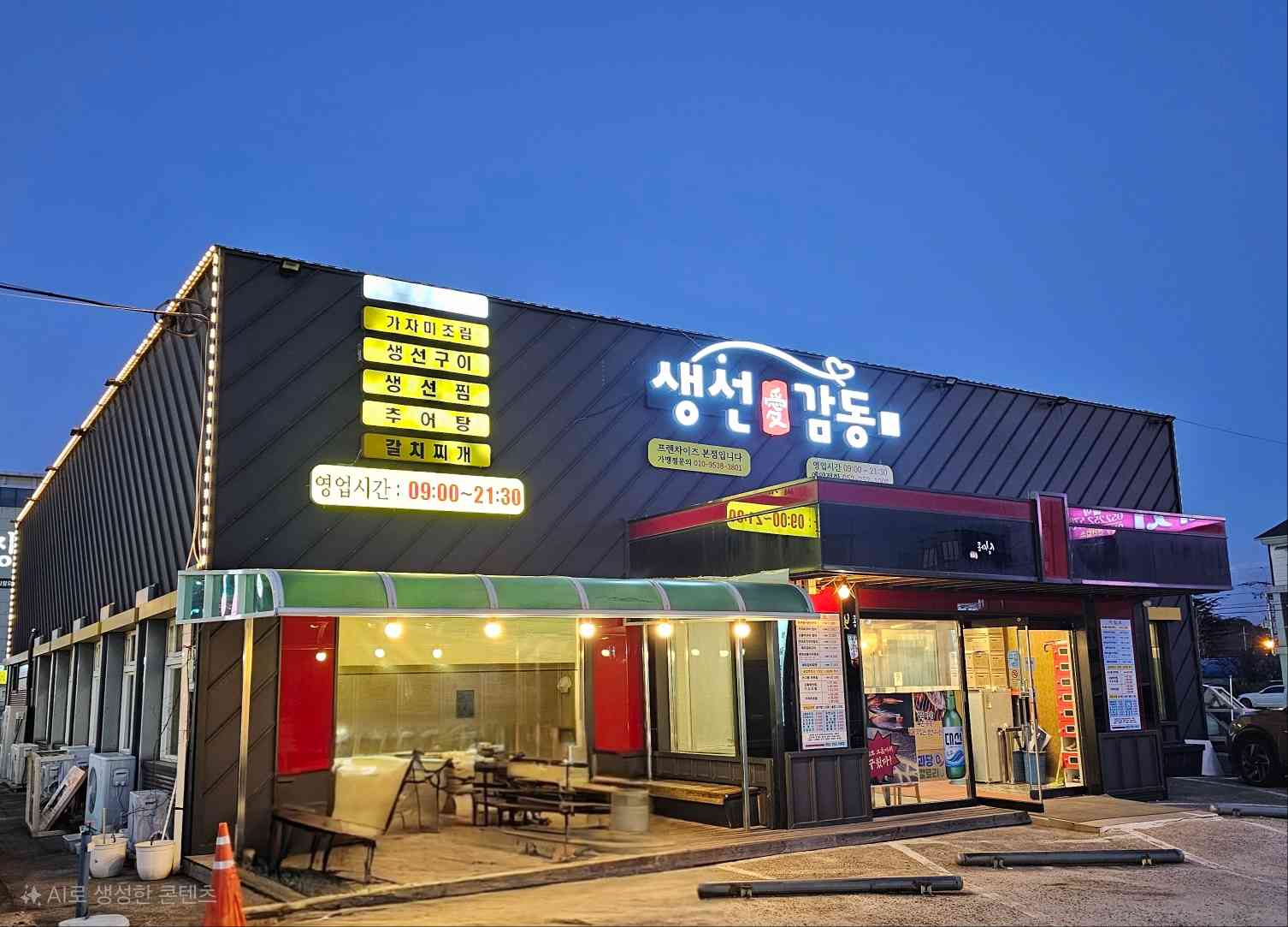생선애감동 전경