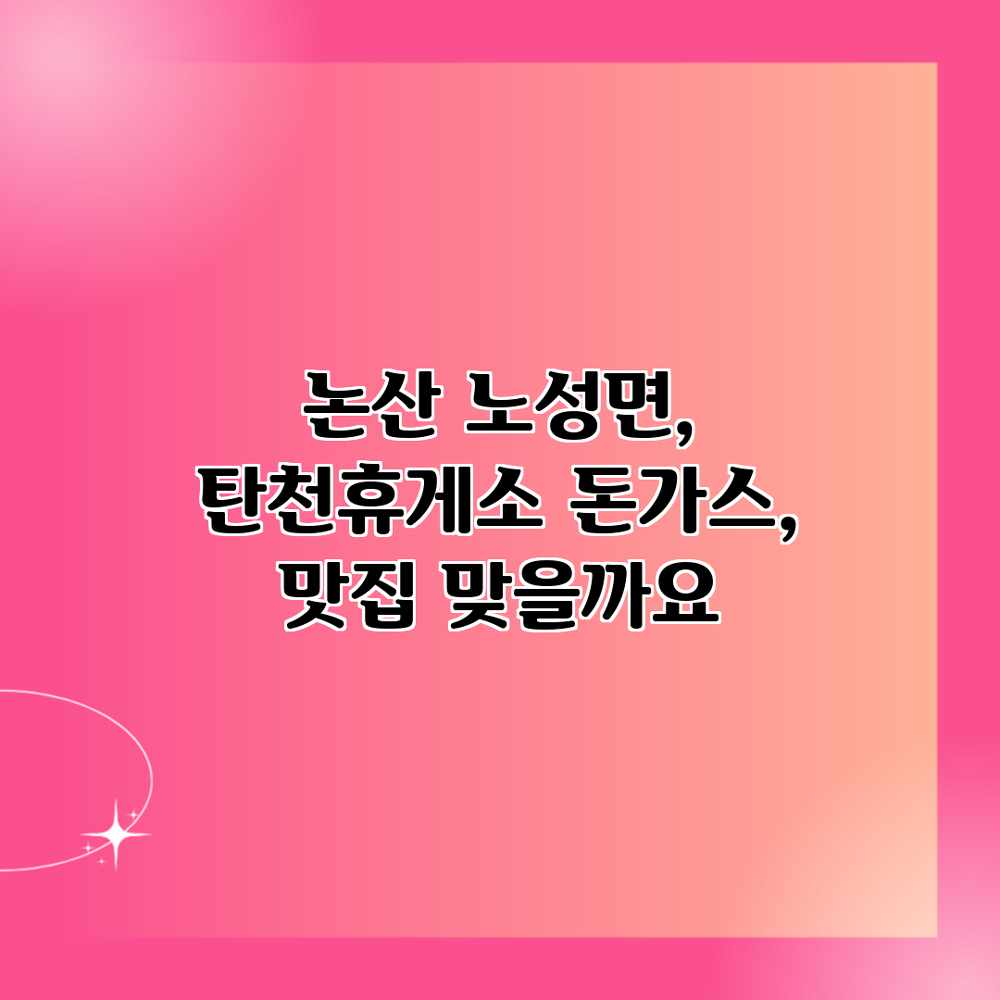 논산 노성면, 탄천휴게소 돈가스, 맛집 맞을까요? 논산 노성면, 탄천휴게소 돈가스, 맛집 맞을까요?