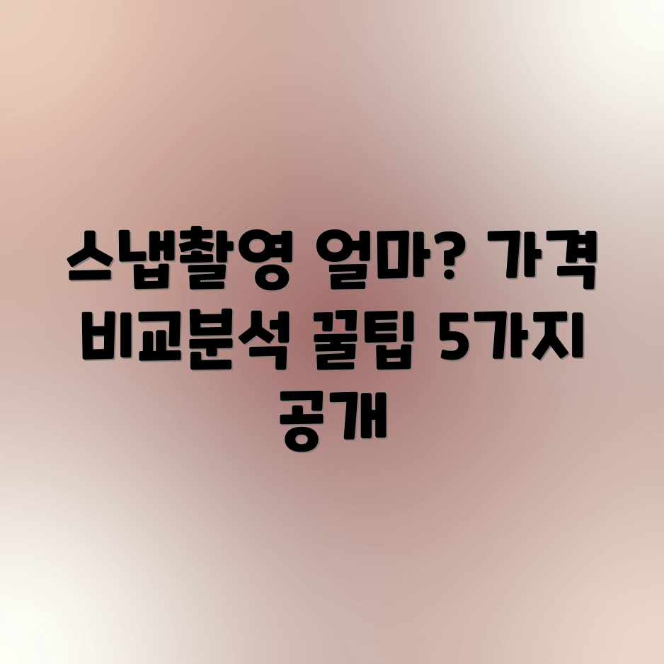 스냅촬영 가격: 업체별 평균 비용 비교 & 꿀팁 5 스냅촬영 가격: 업체별 평균 비용 비교 & 꿀팁 5