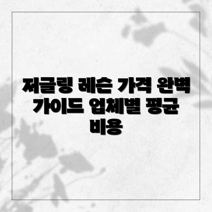 저글링 레슨 가격, 업체별 평균 비용 완벽 가이드 저글링 레슨 가격, 업체별 평균 비용 완벽 가이드