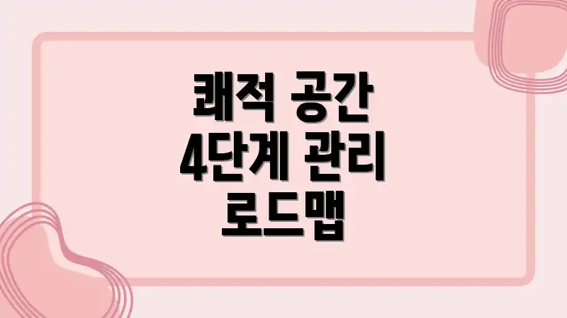 쾌적 공간 4단계 관리 로드맵