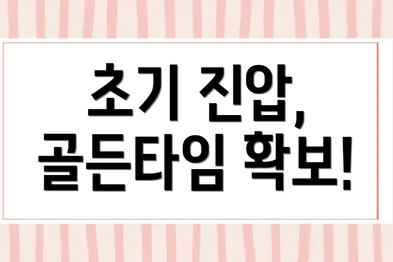 초기 진압, 골든타임 확보!