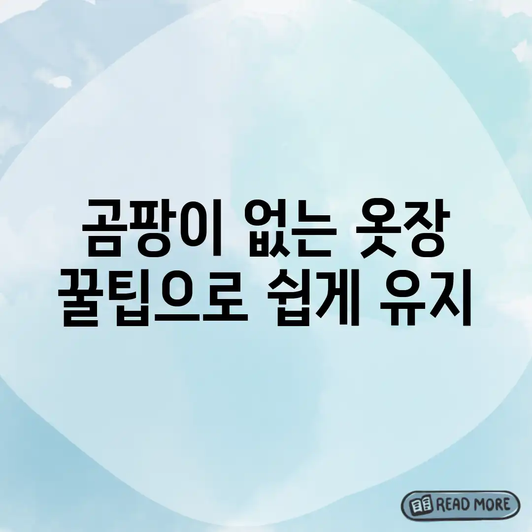 곰팡이 없는 옷장, 꿀팁으로 쉽게 유지! 곰팡이 없는 옷장, 꿀팁으로 쉽게 유지!
