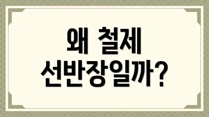 왜 철제 선반장일까?