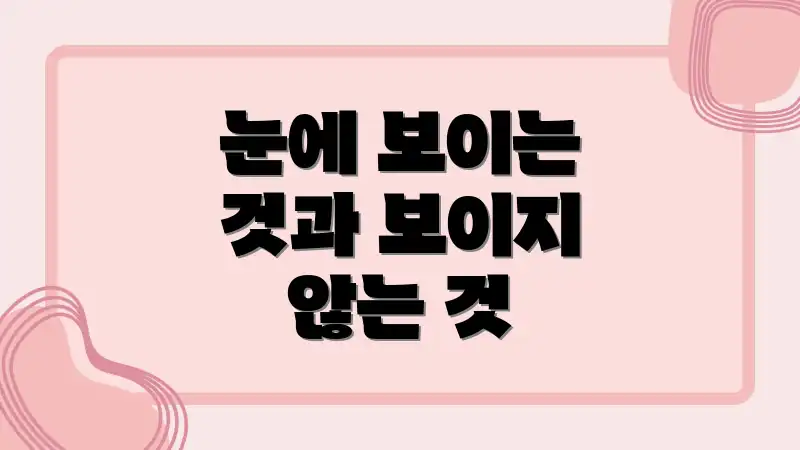 눈에 보이는 것과 보이지 않는 것