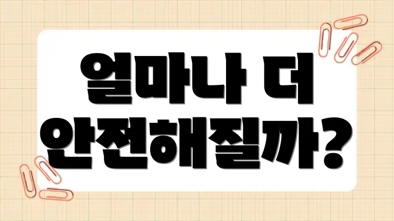 얼마나 더 안전해질까?