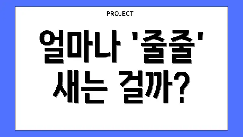 얼마나 '줄줄' 새는 걸까?